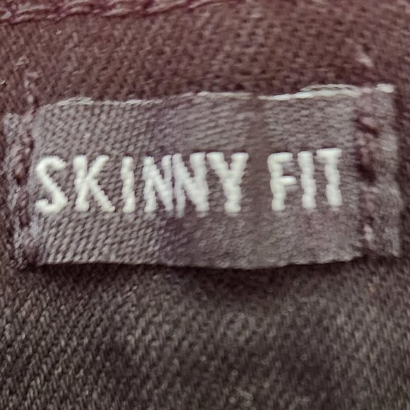 Waimea Men's Distressed Black Red Patch Paint Splatter Jeans Shorts Size 36 NWT - Picture 8 of 11